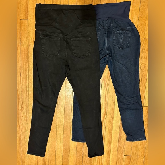 Black Uniqlo maternity jeans - Picture 2 of 3